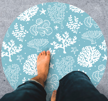 Underwater sea world animal mat - TenStickers