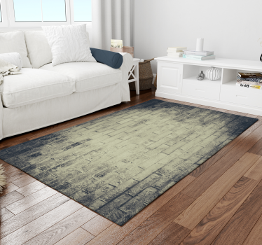 vintage stone effect vinyl rug - TenStickers