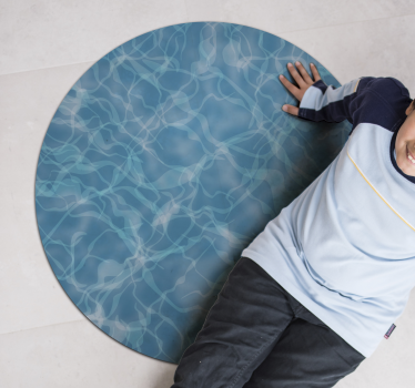 vinyl rug swimming pool nature carpet - TenStickers
