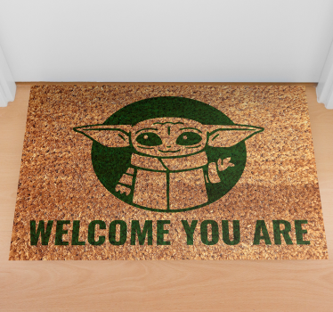 Welcome mat star wars entrance hall rug - TenStickers