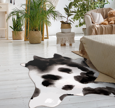Western cow animal print carpet - TenStickers