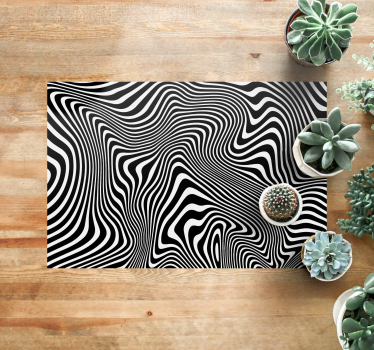 zebra pattern  animal mat - TenStickers