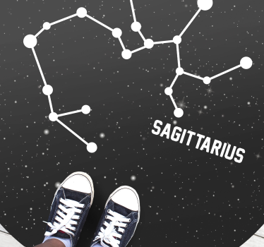 Zodiac sign Sagittarius contemporary rugs - TenStickers