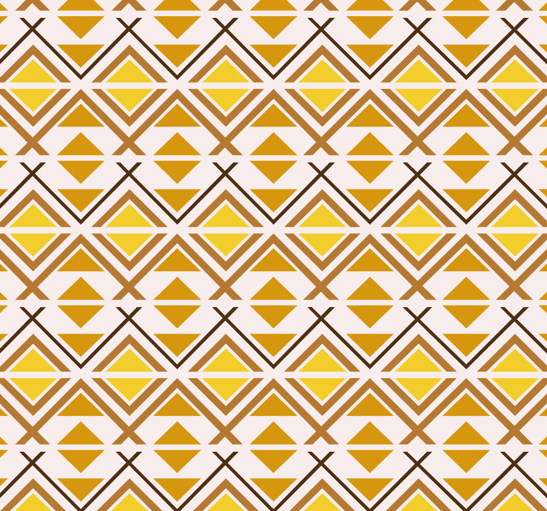 Geometric graphic design yellow vinyl rug - TenStickers