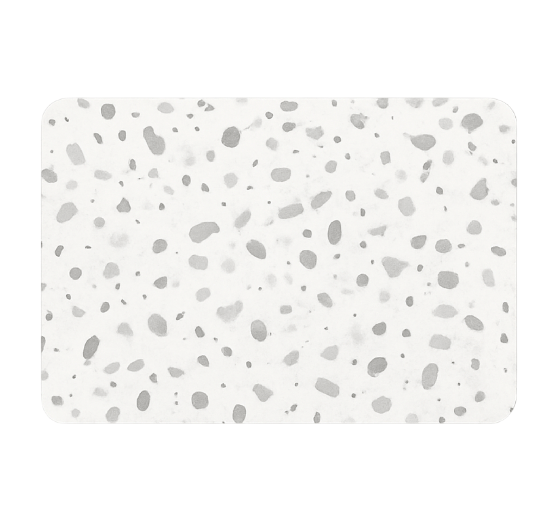 Grey terrazzo effect marble vinyl rug - TenStickers