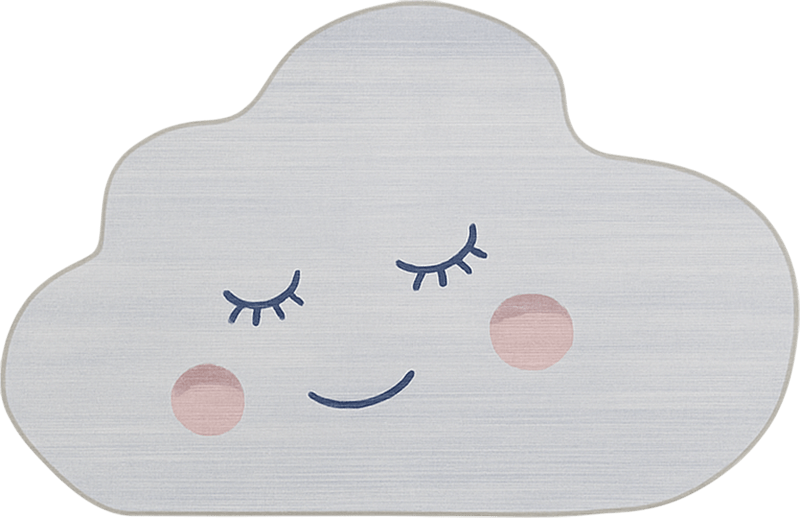 Napping cloud design vinyl rug - TenStickers