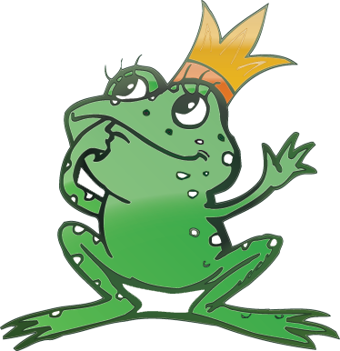 Animal vinyl rug queen frog - TenStickers