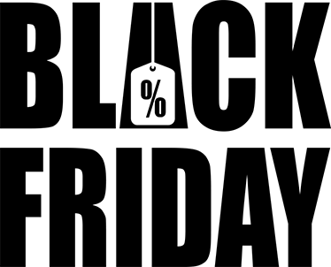 Black friday vinyl rug simple white background - TenStickers