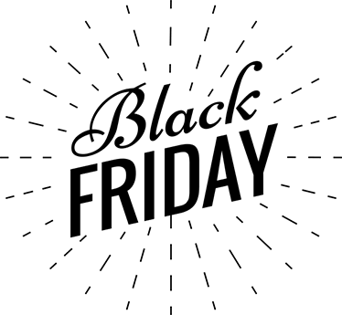 Black friday vinyl rug with shimmering elegance - TenStickers