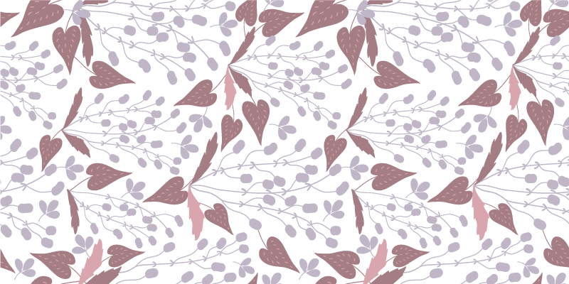Flower vinyl rug with pastel vintage floral design - TenStickers