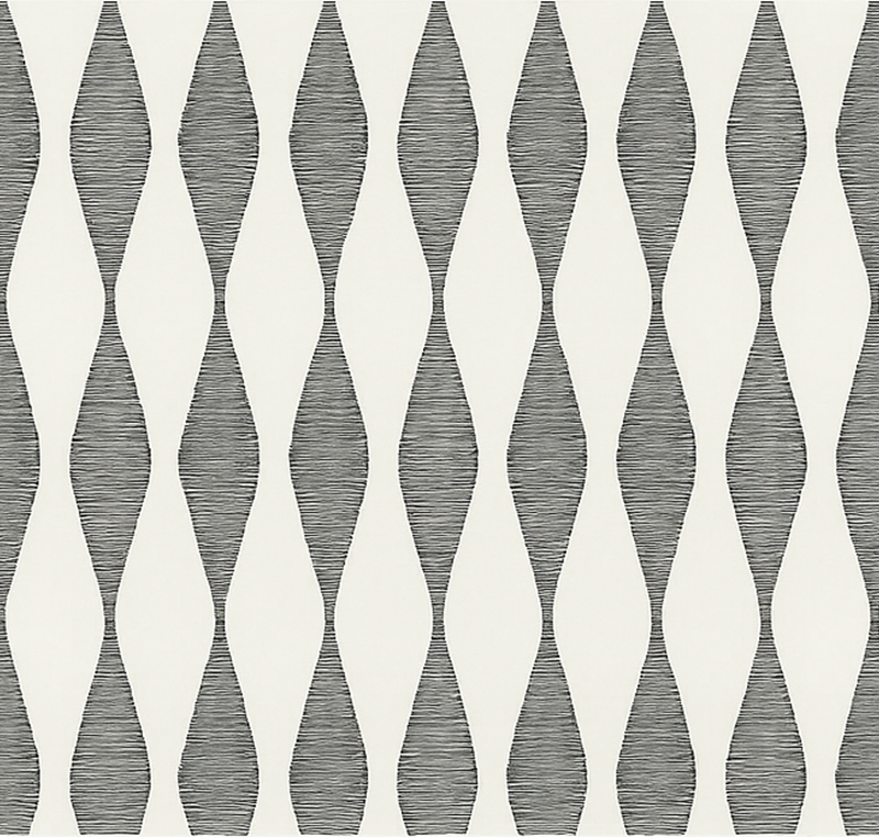 Kitchen vinyl rug rabaul ikaat beige pattern - TenStickers