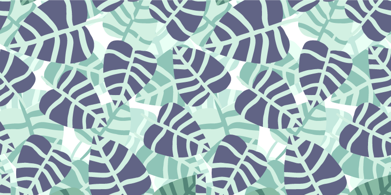 Flower vinyl rug with vibrant tropical floral design - TenStickers