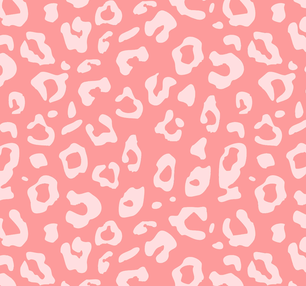 Animal print vinyl rug in pink leopard design - TenStickers
