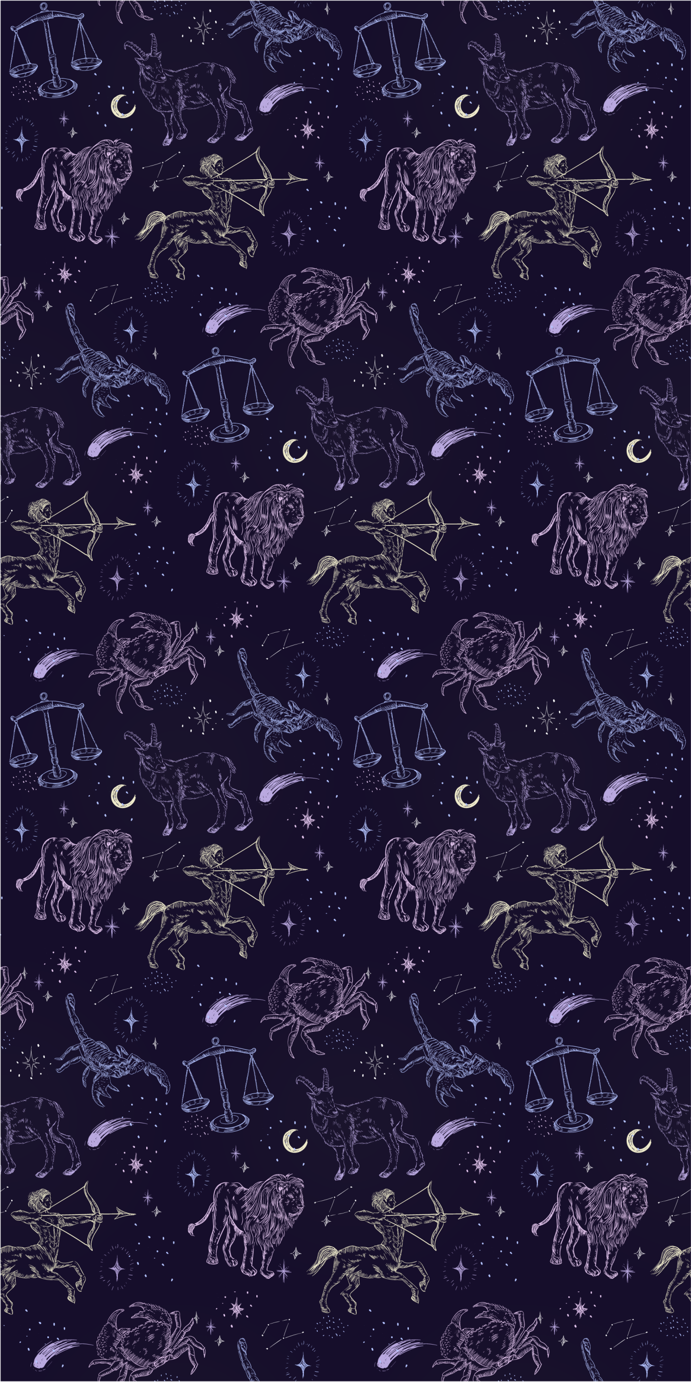 Star vinyl rug constellation design - TenStickers
