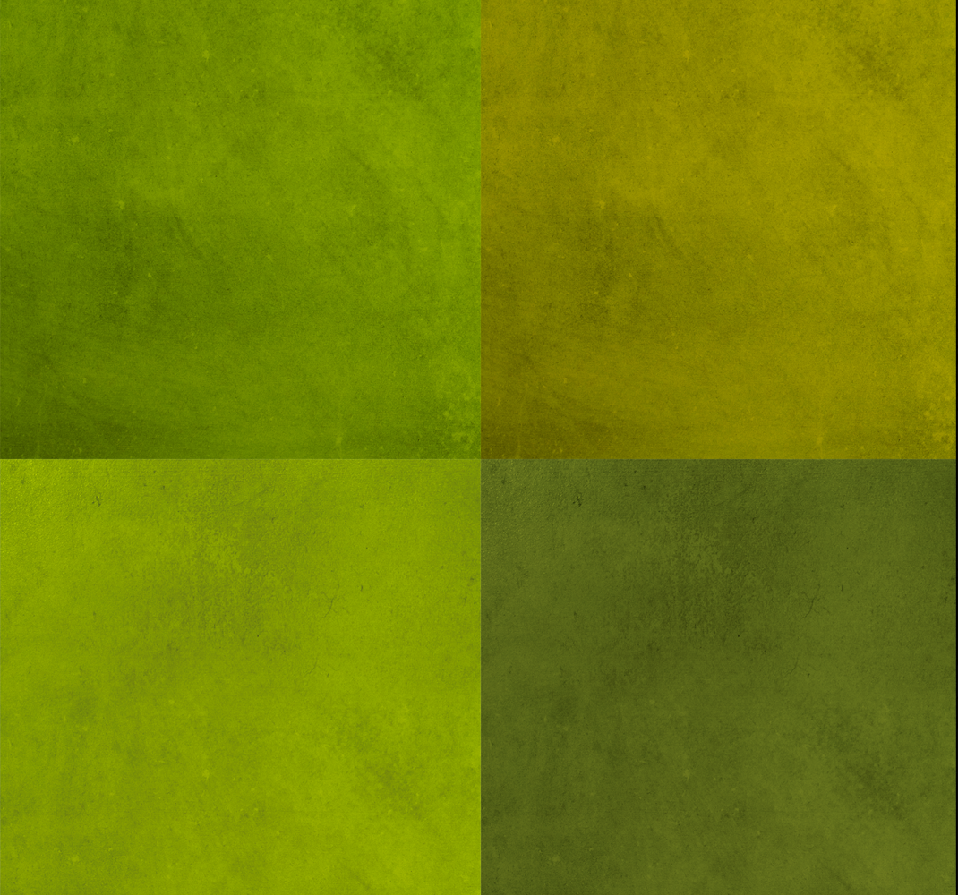 Geometric vinyl rug modern green squares - TenStickers