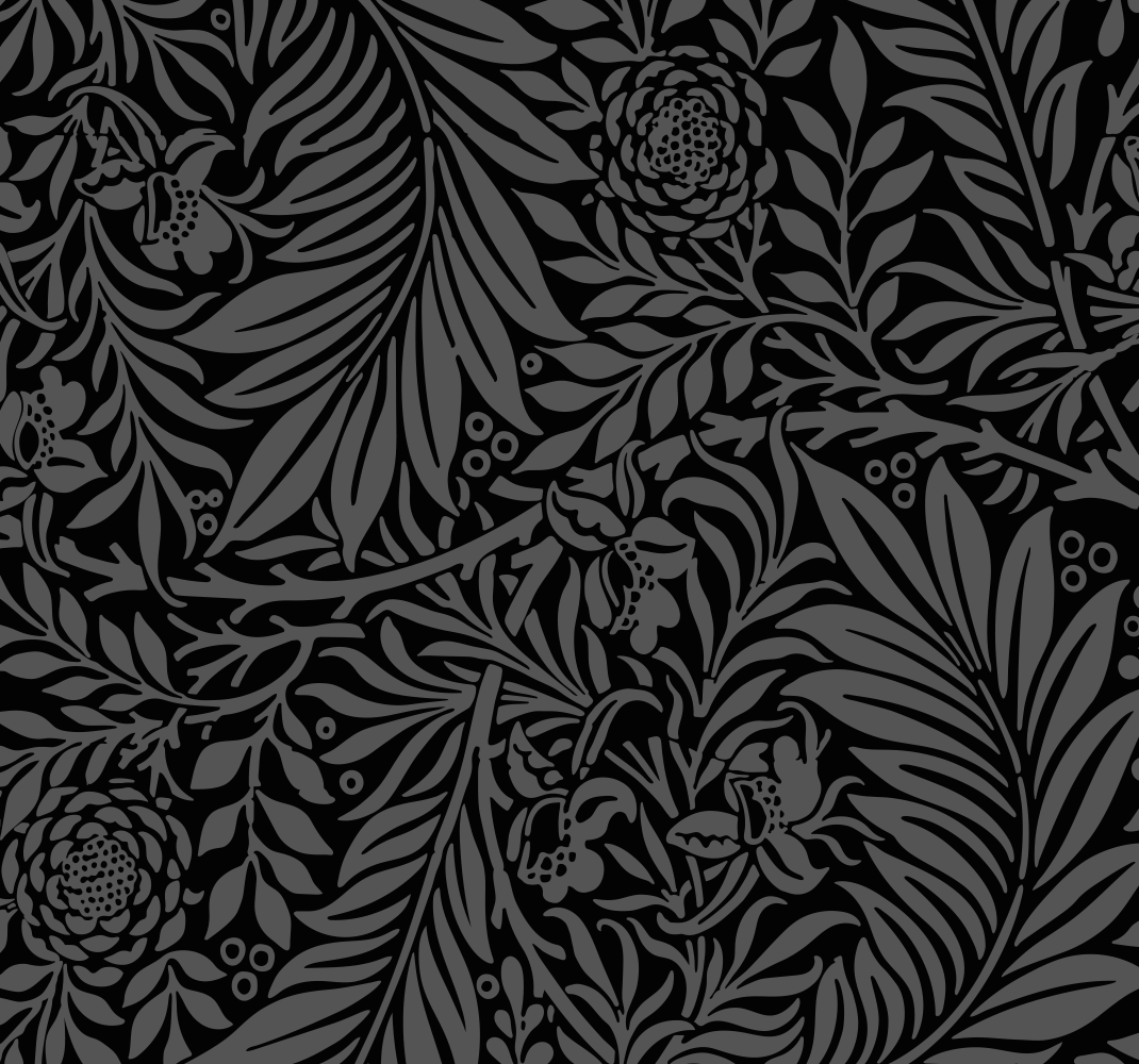 Bedroom vinyl rug with black abstract halloween patterns - TenStickers