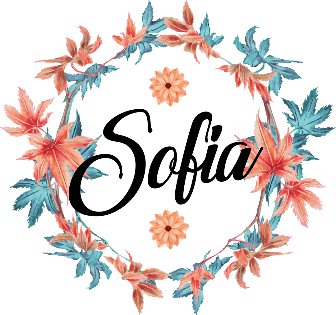 Flower vinyl rug autumn floral crown personalized - TenStickers