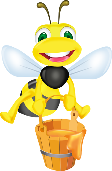 Kids vinyl rug honeycomb bee sticker - TenStickers