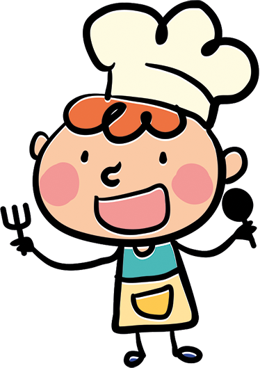 Little chef kids vinyl rug - TenStickers