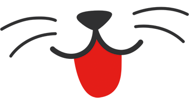 Kids vinyl rug cat mouth and nose sticker - TenStickers