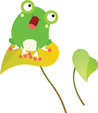 Kids vinyl rug singing frog - TenStickers