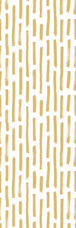 Bathroom vinyl rug with light brown brush strokes pattern - TenStickers