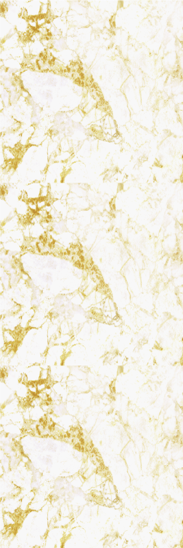 Bathroom vinyl rug in beige marble onyx design - TenStickers