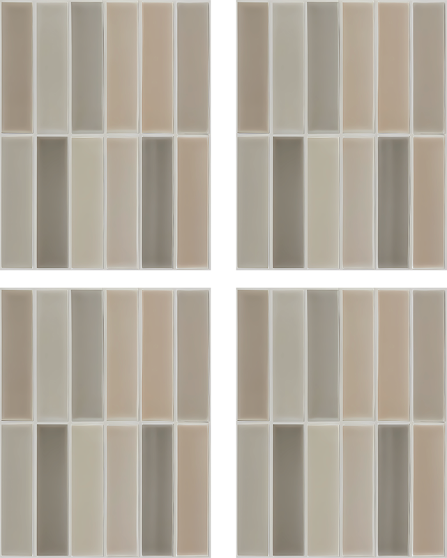 Bathroom vinyl rug in rectangle pattern - TenStickers