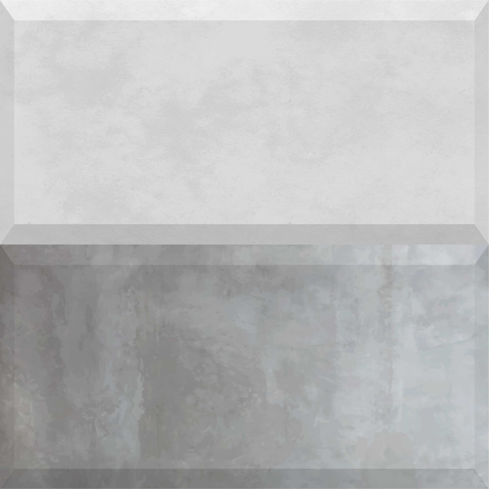 Bathroom vinyl rug in cement tile design - TenStickers