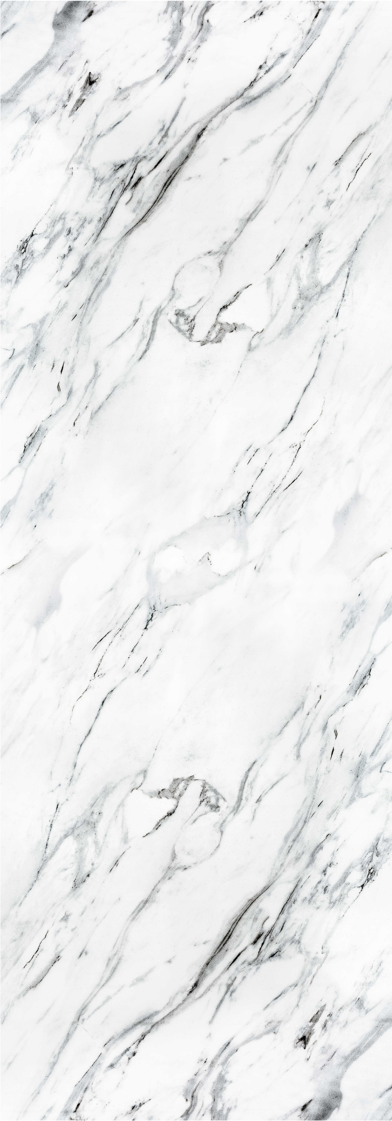 White marble kitchen vinyl rug - TenStickers