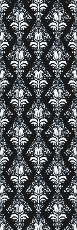 Bedroom vinyl rug in french provincial pattern - TenStickers