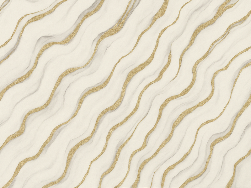Bedroom vinyl rug in white grey marble effect - TenStickers