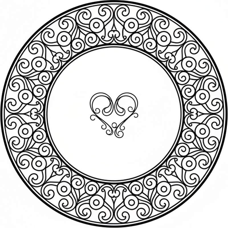 Bedroom vinyl rug true love vinyl carpet - TenStickers