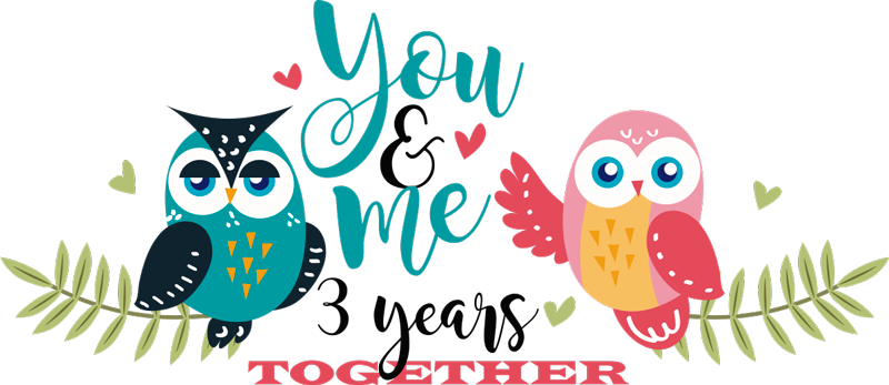Gufos + years of partnership bedroom vinyl rug - TenStickers