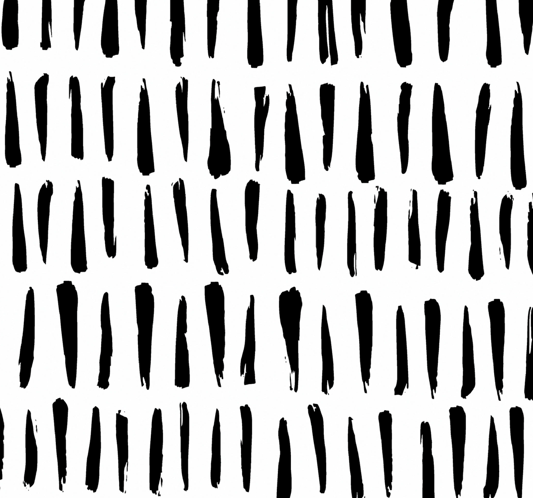 Nordic vinyl rug with irregular stripe pattern - TenStickers