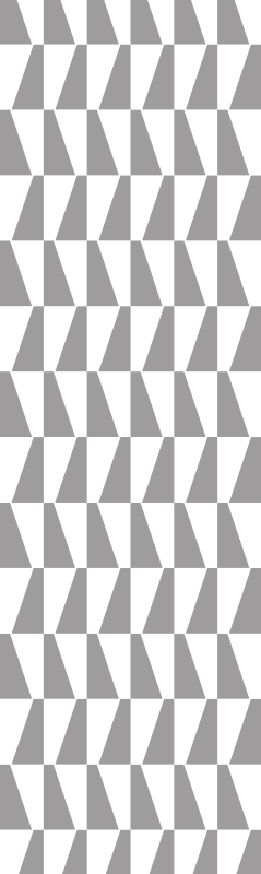 Nordic vinyl rug in gray triangles - TenStickers