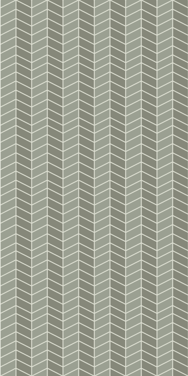 Nordic vinyl rug scandinavian pastel green stripes - TenStickers