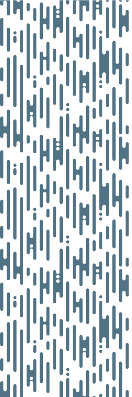 Nordic vinyl rug in blue irregular japandi pattern - TenStickers