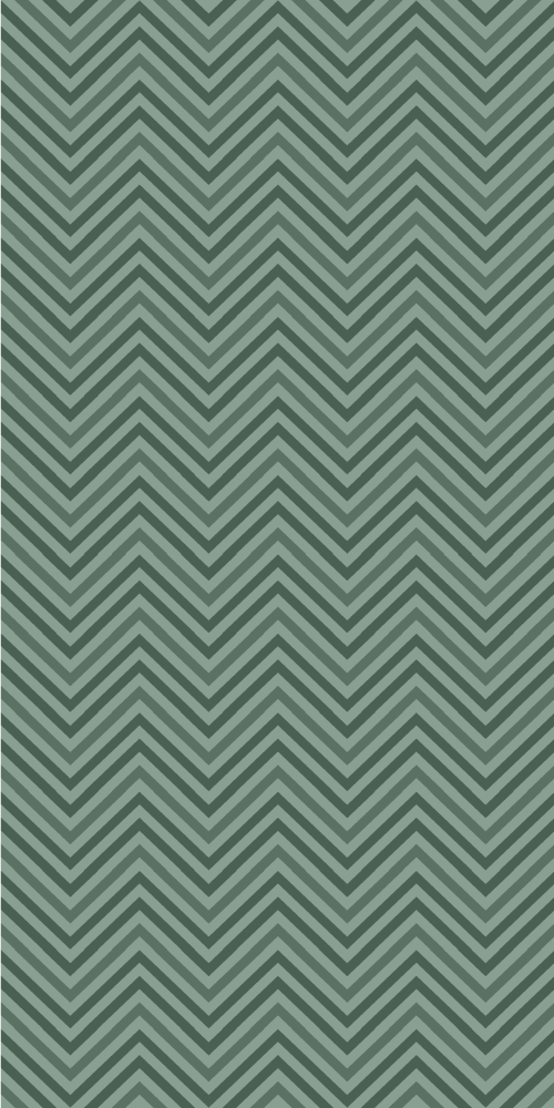 Nordic vinyl rug in scandinavian green herringbone - TenStickers