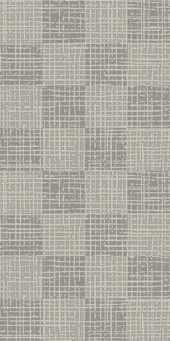 Nordic vinyl rug in scandinavian ash gray square pattern - TenStickers