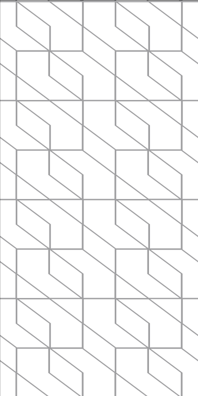 Textured vinyl rug in geometric white square pattern - TenStickers