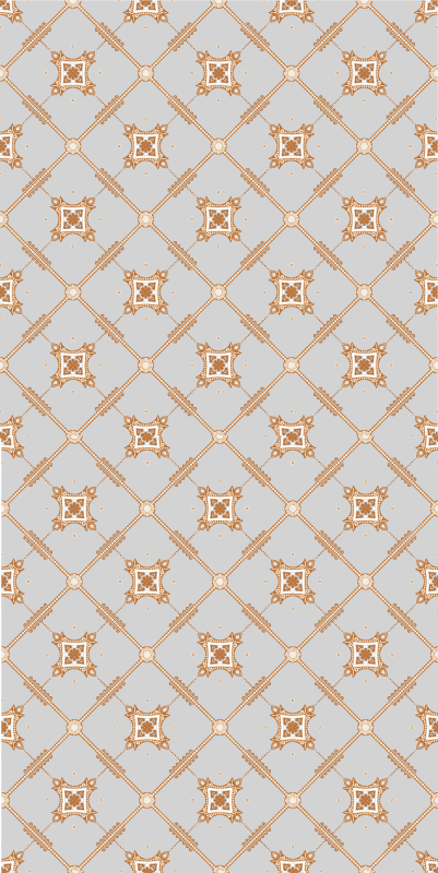 Textured vinyl rug in tile style rhombus design - TenStickers