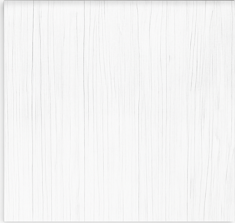 Textured vinyl rug in pure white vertical timber - TenStickers