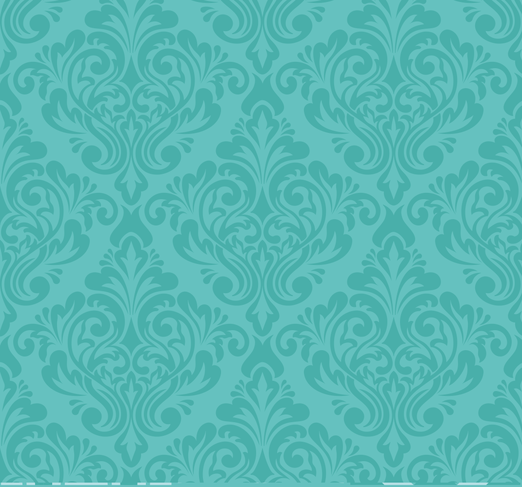 Vintage vinyl rug in damask design - TenStickers