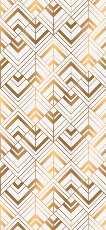 Vintage vinyl rug with diamond pattern design - TenStickers