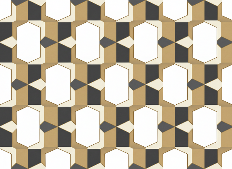 Vintage vinyl rug with checkered design - TenStickers