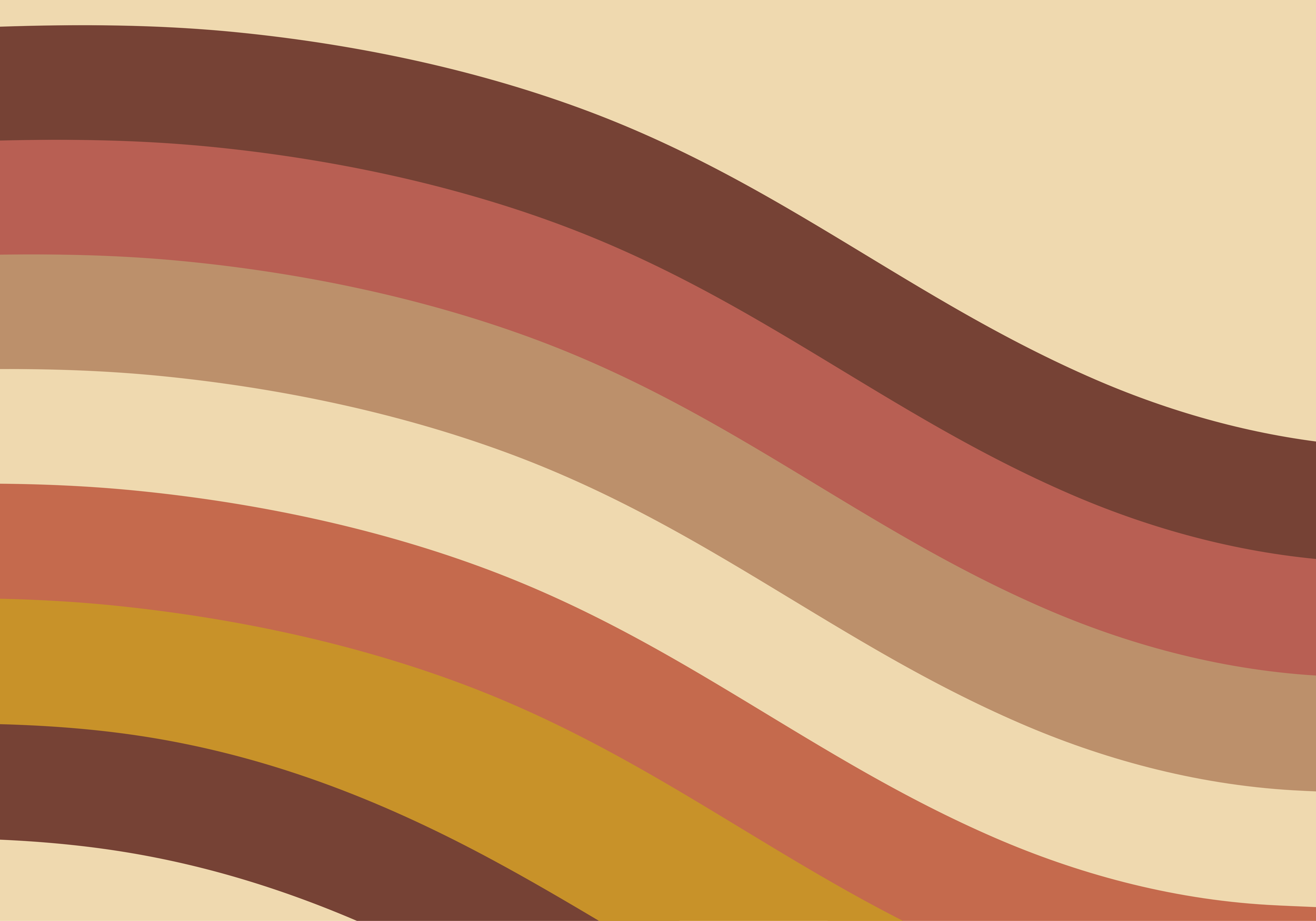 Vintage vinyl rug with 70s stripes design - TenStickers