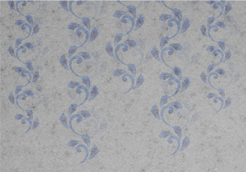 Vintage vinyl rug in vintage watercolor ivy - TenStickers