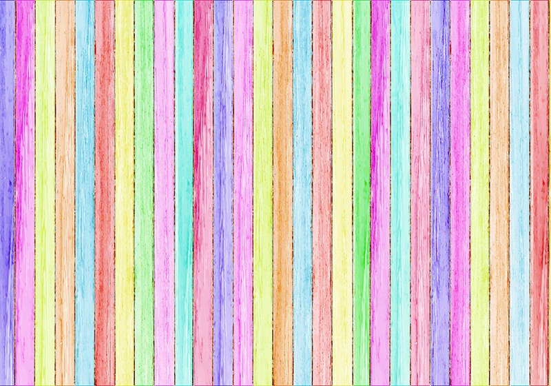 Textured vinyl rug in color wood planks - TenStickers