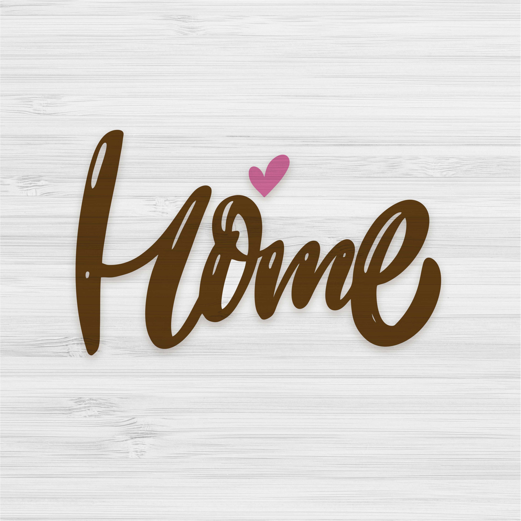 Custom vinyl rug vintage white home on wooden plank 3 - TenStickers